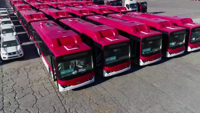 Desembarcan Buses De La Red Metropolitana De Movilidad En Dp World