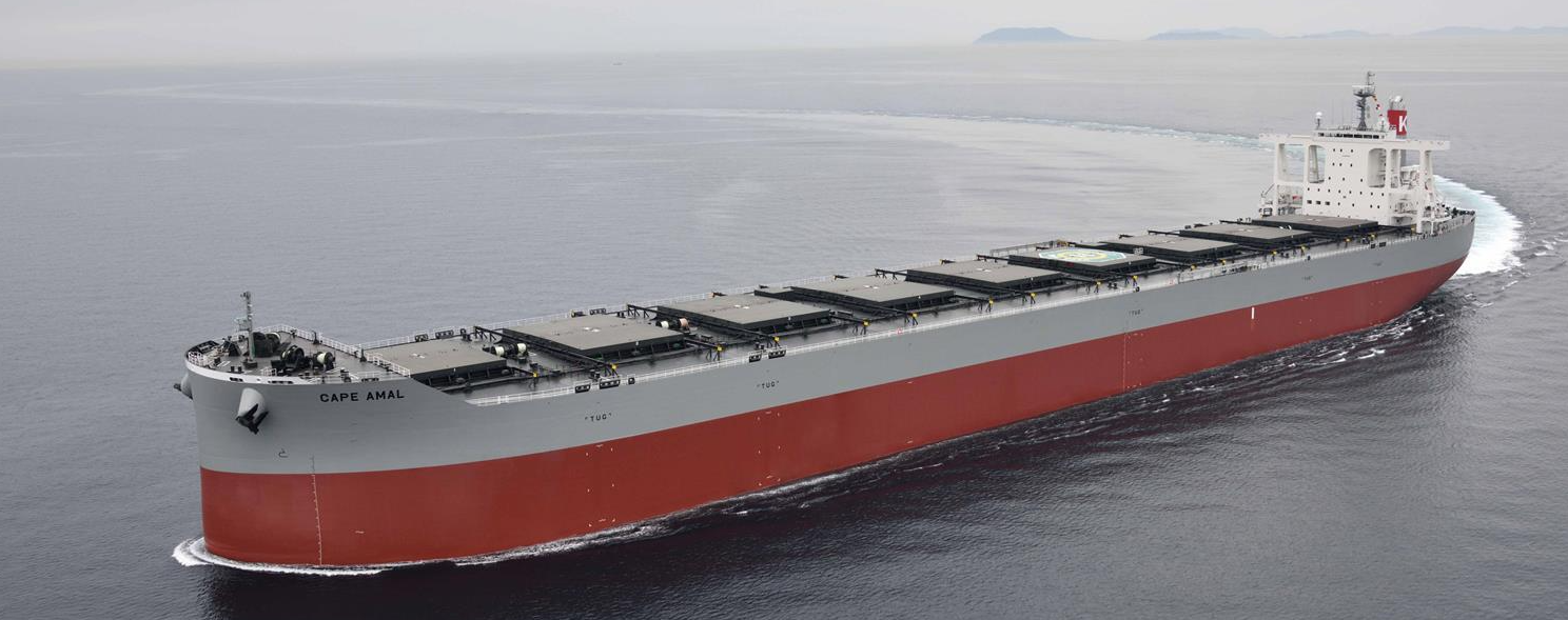 Buque Granelero Capesize De K Line Recibe Biocombustible Marino En Hong