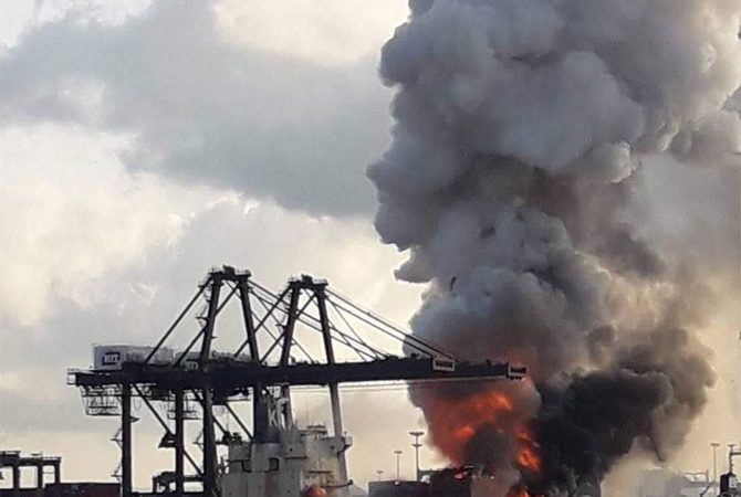 incendio contenedor 5 incendio contenedor 5