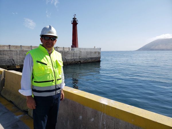 Rubén Castro: "La reconstrucción del Molo es la obra fiscal portuaria más importante de los últimos 30 años"