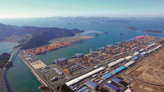 Corea del Sur: Continúa del Nuevo Puerto de Busan - PortalPortuario