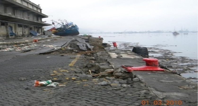 Puerto Talcahuano post terremoto 2