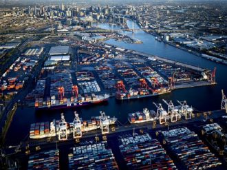 Puerto de Melbourne ve caída del 8,4% en movimiento de contenedores en noviembre