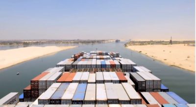 Canal de Suez registra mayores ingresos en primer trimestre