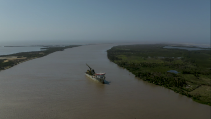 Calado en canal de acceso a la zona portuaria de Barranquilla llega a 9 metros