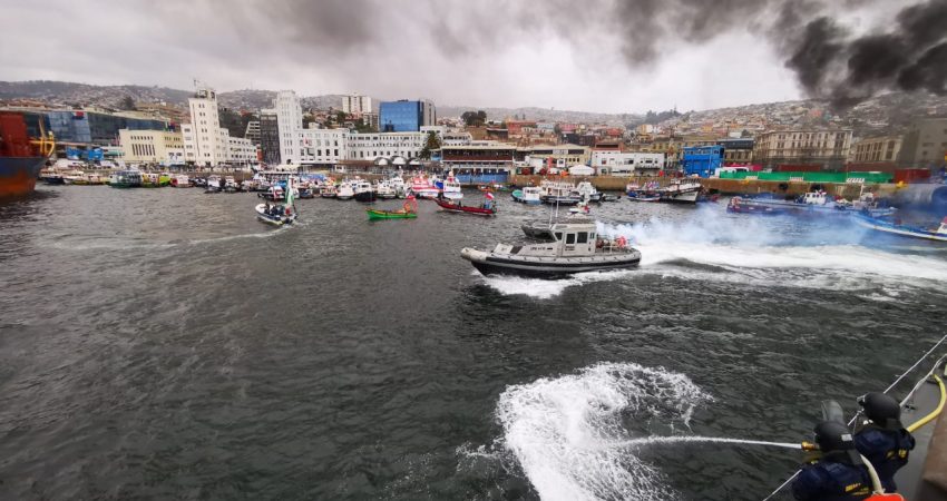 incidentes pescadores en puerto valparaiso (3)