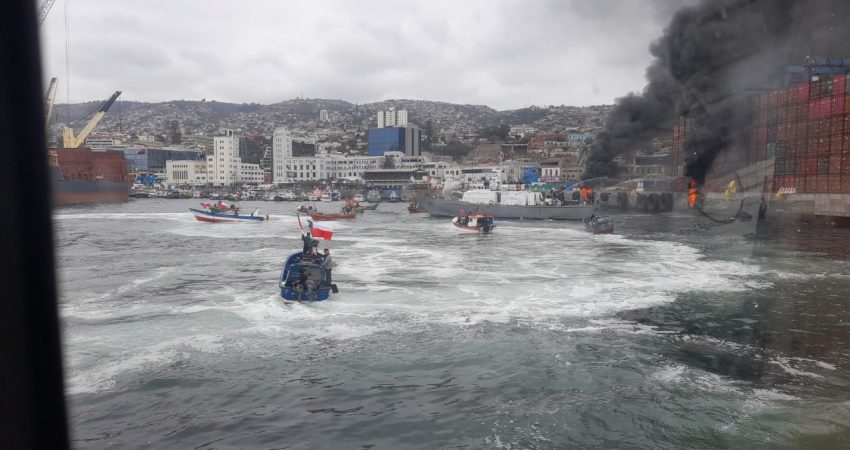 incidentes pescadores en puerto valparaiso (6)