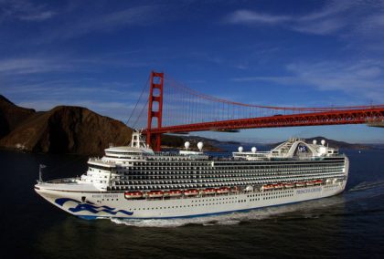 Crucero arriba a Puerto de San Francisco con 143 positivos por Covid-19