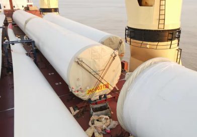 Galería: Se embarca primera turbina eólica que producirá hidrógeno verde en Chile