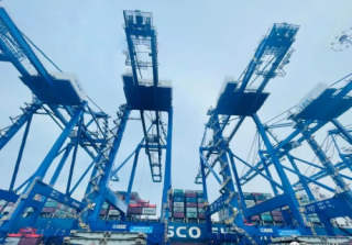 China: Puerto de Yangpu alcanza nuevo récord en rendimiento de contenedores manejados en un solo día