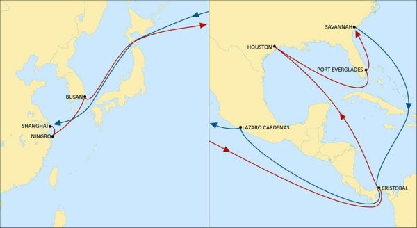 MSC renews its network connecting Asia with the US with new Zephyr service