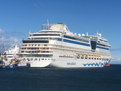 Estocolmo inicia temporada de cruceros con arribo del AIDAmar