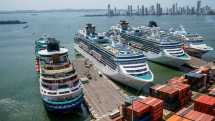Colombia: Cuatro cruceros arriban a la bahía de Cartagena
