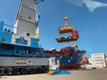 Colombia: Terminales de Grupo Puerto Cartagena realizan inédita descarga de camiones desde tres naves diferentes