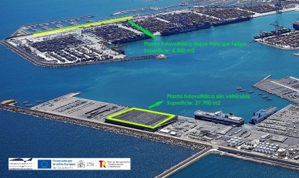 Valenciaport adjudica nueva planta solar con una superficie de 27.700 m2