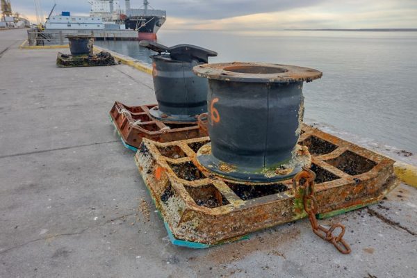Argentina: Puerto Madryn realiza trabajos para habilitar el Sitio 4 del Muelle Almirante Storni