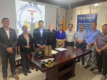 Ecuador: IMBS y Escuela de Marina Mercante firman convenio de cooperación internacional