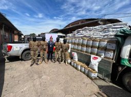 Bolivia: Utilizan ladrillos para camuflar 26 toneladas de bebidas alcohólicas y harina de contrabando