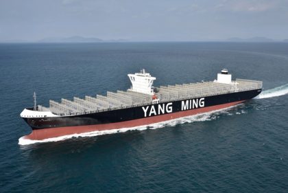 Yang Ming reporta ingresos por USD 1,39 mil millones para el primer trimestre
