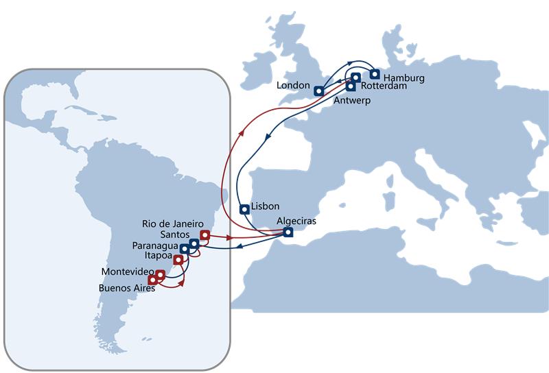 Cosco Unirá El Norte De Europa Con La Costa Este De Sudamérica Con ...