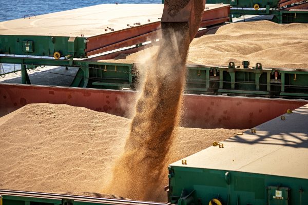 Brasil terminou agosto com uma exportação de soja, milho e farelo acumulada 5,7 mm de tons a menos que ano passado