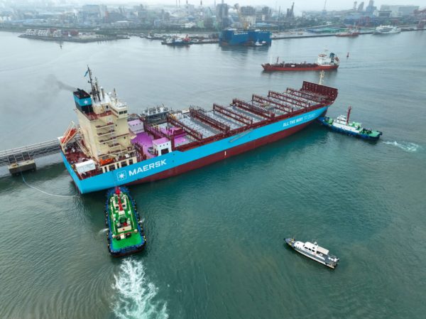 Abs Destaca Viaje Inaugural De Buque Portacontenedores Propulsado Por Metanol Verde De Maersk