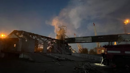 Rusia ataca con drones el Puerto de Izmail en Ucrania