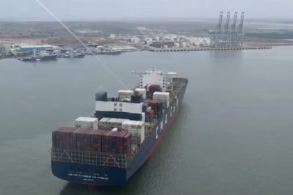 CMA CGM Alexander von Humboldt deja Sudamérica tras recalar al Puerto de Posorja