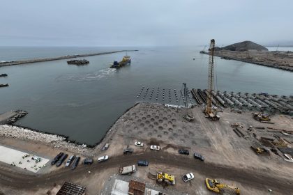 Puerto de Chancay llega a 76% de avance en sus obras de construcción