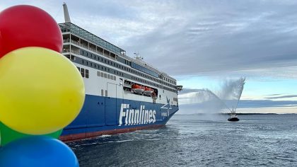 Suecia: Puerto de Kapellskär recibe primera escala del nuevo buque de Finnlines