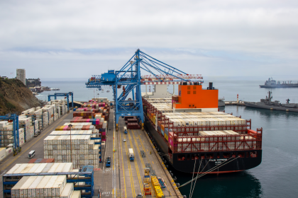 Valor de exportaciones de bienes chilenos cae 4,8% en primer trimestre de 2024