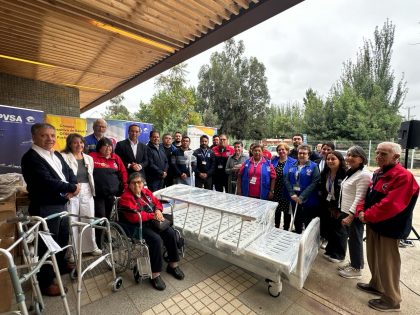 Puerto Ventanas aporta insumos médicos a Cesfam Puchuncaví