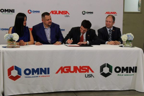 Agunsa USA realiza inversión estratégica en Omni Transloading & Logistics y Omni Bulk Services