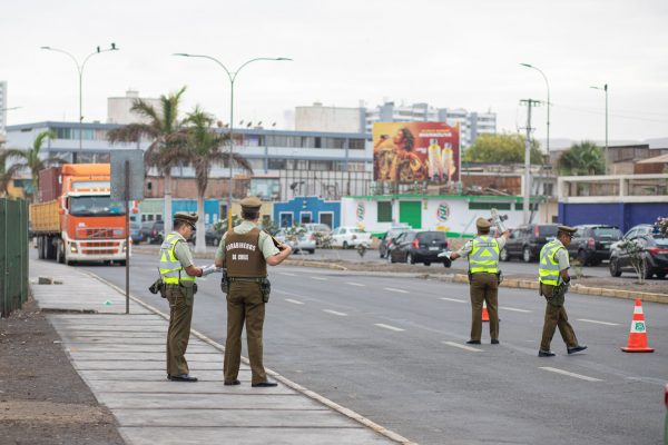 Fiscalización a camión ingreso Puerto de Arica