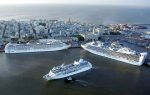 Cuatro cruceros arriban al Puerto de Montevideo con cerca de 8.000 visitantes