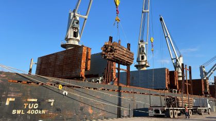 Argentina: Puerto Concepción del Uruguay consolida exportaciones de madera