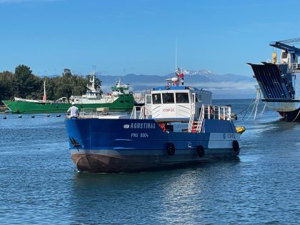 Copec implementa nuevo buque para suministro de combustible a empresas salmoneras de Puerto Montt