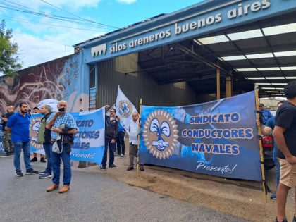 Argentina: Gremios fluviales mantienen protestas en reclamo de actualizaciones salariales