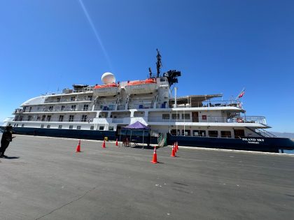 Puerto de Coquimbo recibe al crucero Island Sky