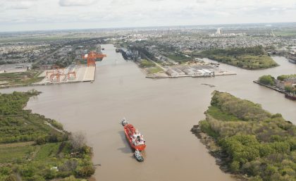 Argentina: Avanza en Puerto La Plata dragado de profundización de 28 a 32 pies