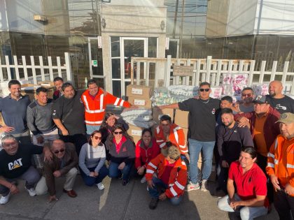 STI y trabajadores solidarizan con damnificados por incendios en Viña del Mar y Quilpué
