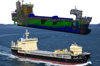 Tsuneishi Shipbuilding entrega buque autodescargador de piedra caliza