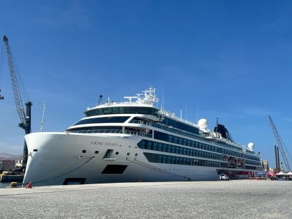 Viking Polaris culmina temporada 2023-2024 por Chile con recalada al Puerto de Iquique