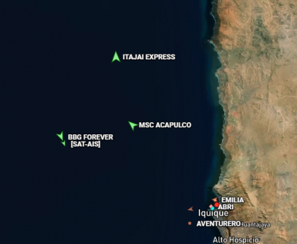 Hapag-Lloyd determina desviar al Itajaí Express al Puerto de Arica por conflicto en Iquique
