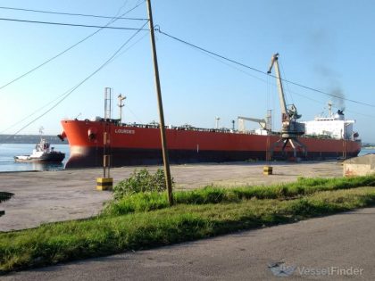 Cuba recibe 90 mil toneladas métricas de petróleo ruso tras pausa de un año
