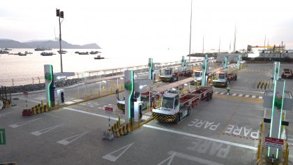 DP World Callao habilita primera estación de carga para camiones eléctricos en un terminal portuario latinoamericano