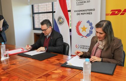 Paraguay: Ministerio de Industria y Comercio firma convenio con DHL Express en beneficio de Mipymes
