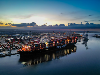 Puerto de Southampton acoge simultáneamente dos de los mayores buques portacontenedores del mundo
