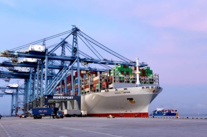 Malasia: Northport recibe el buque portacontenedores más grande de su historia