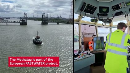 [Video]  Methatug, el primer remolcador del mundo impulsado por metanol